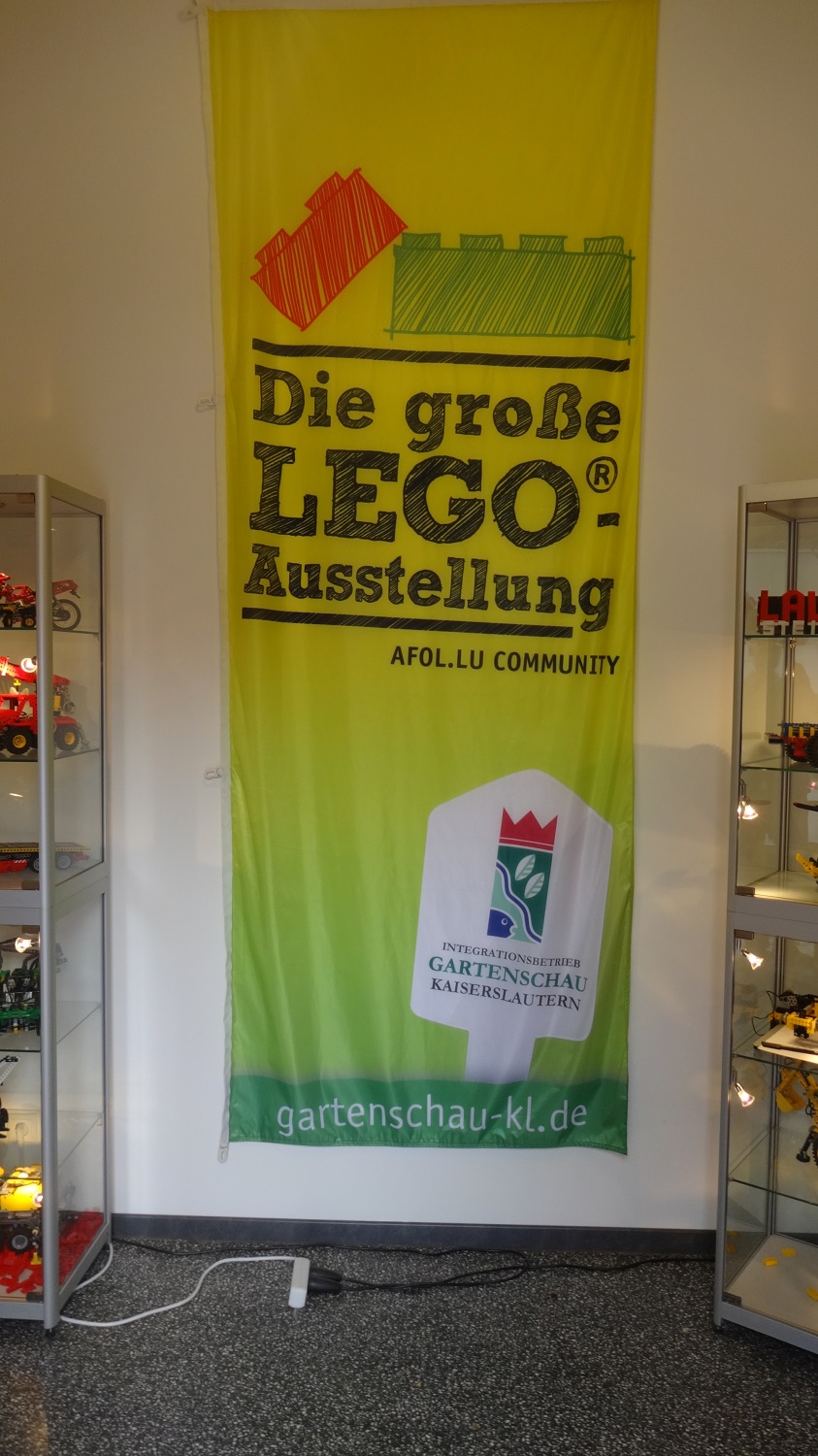 Banner Große Legoausstellung