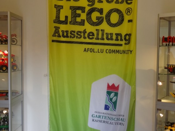 Banner Große Legoausstellung
