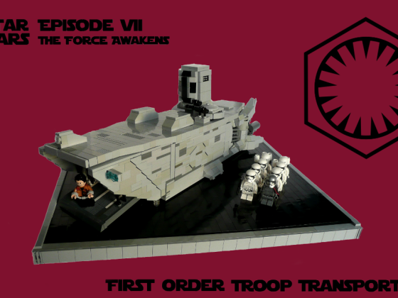Star Wars Episode VII- The FOrce Awakens- First Order Troop Transporter