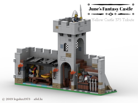 June's Fantasy Castle - a Yellow Castle 375 Tribute 02