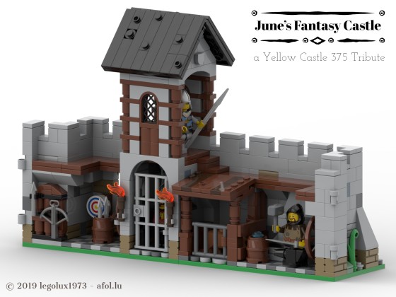 June's Fantasy Castle - a Yellow Castle 375 Tribute 03