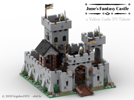 June's Fantasy Castle - a Yellow Castle 375 Tribute 01