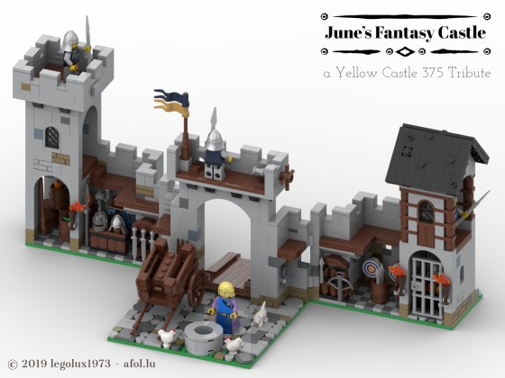 June's Fantasy Castle - a Yellow Castle 375 Tribute 05