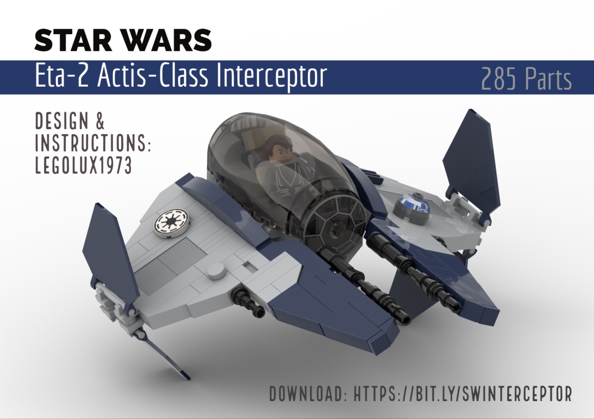 LEGO® Star Wars: Eta-2 Actis-Class Interceptor - Bauanleitung
