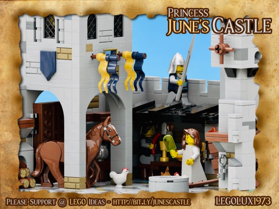 Princess June's Castle - my LEGO Ideas Project 09
