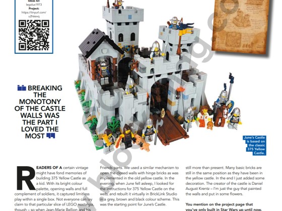 Princess June's Castle - my LEGO Ideas Project - Blocks magazine Issue 67 Showcase