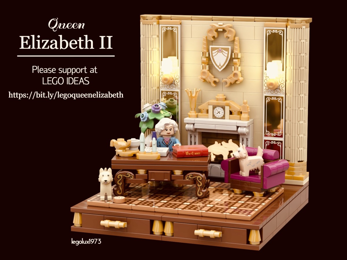 LEGO IDEAS - QUEEN ELIZABETH II Image 02 - designed by legolux1973