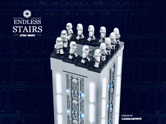 Star Wars Imperial Endless Stairs... ...also known as Penrose stairs or Penrose steps.