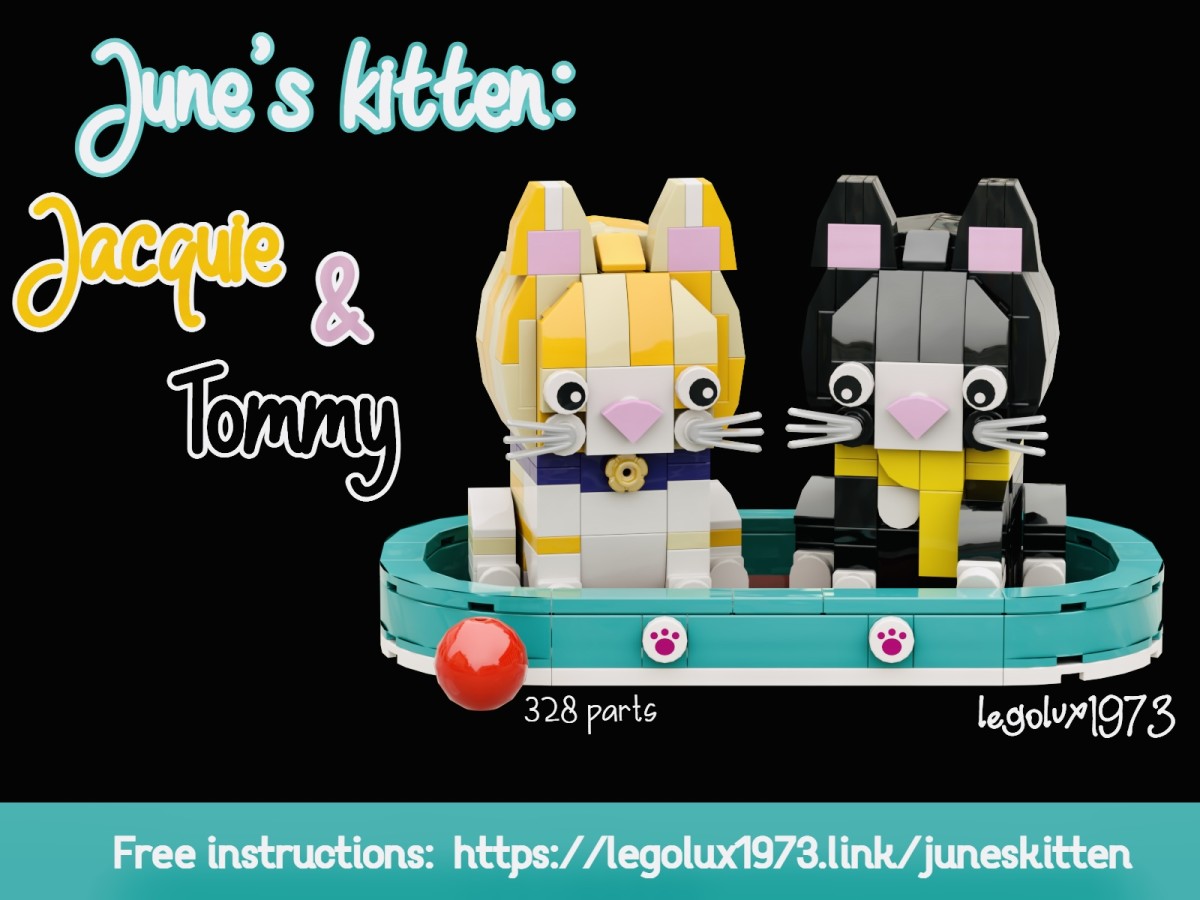 June's kitten: Jacquie & Tommy.