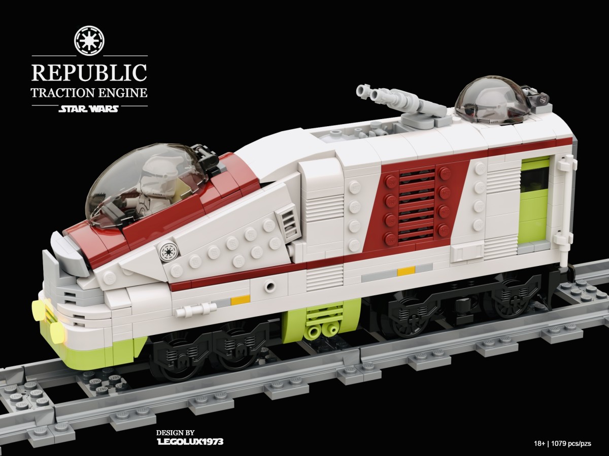 LEGO Stars Wars MOC - Republic Traction Engine 03