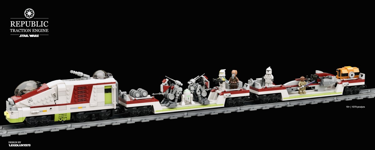 LEGO Stars Wars MOC - Republic Traction Engine 02