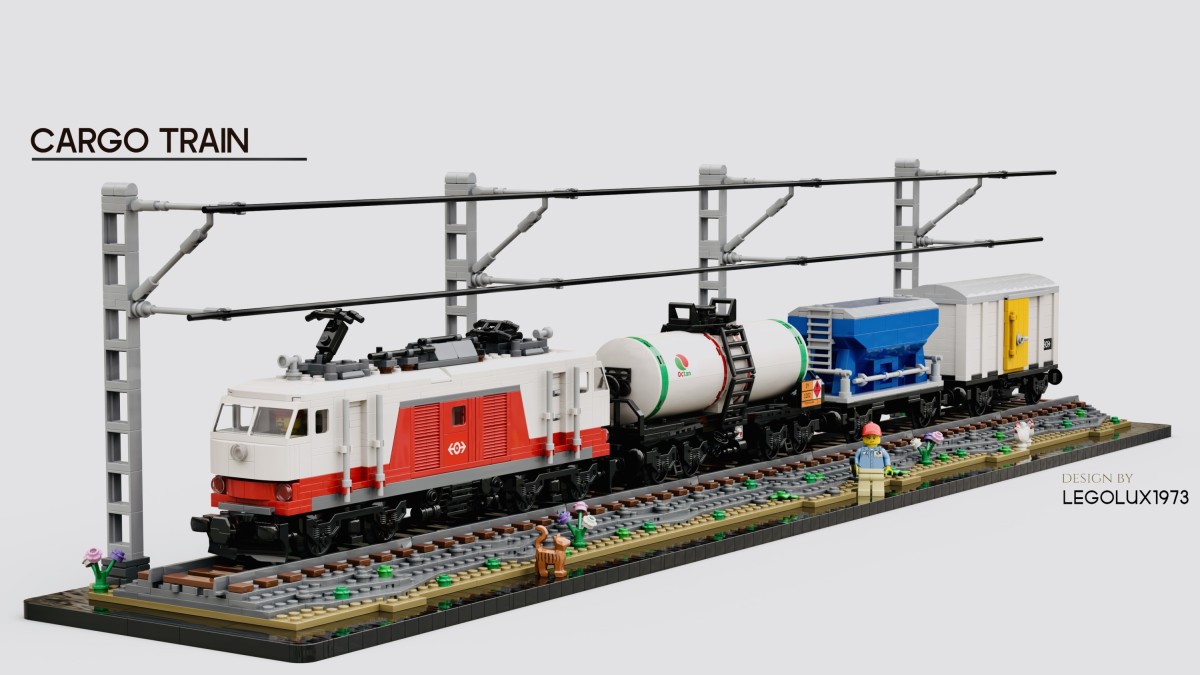 Legolux1973 - Cargo Train 01