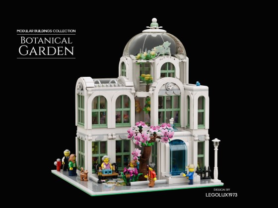 Legolux1973 - LEGO® Modular MOC - Botanical Garden 02