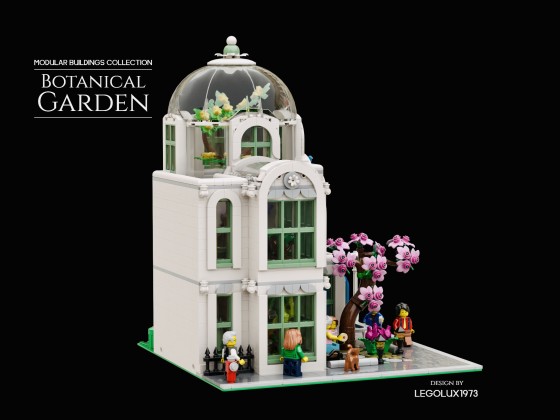 Legolux1973 - LEGO® Modular MOC - Botanical Garden 03