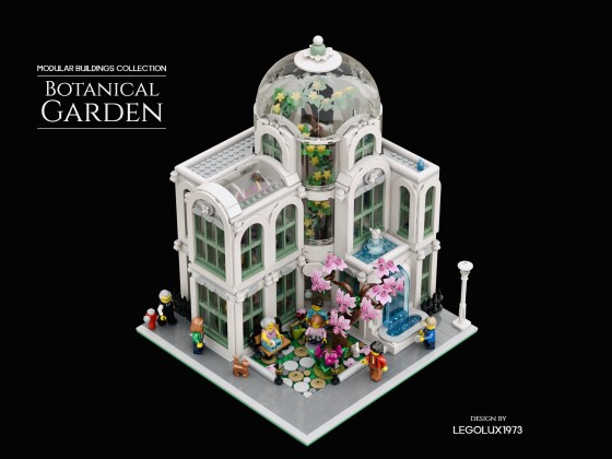 Legolux1973 - LEGO® Modular MOC - Botanical Garden 04