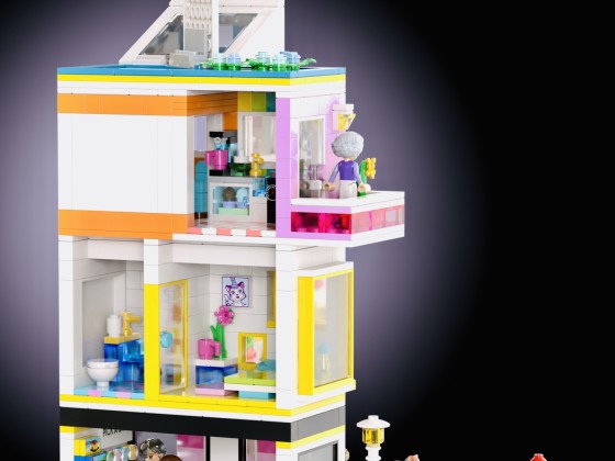 legolux1973 - LEGO Friends Heartlake Apartment Building with LEGO Brand Store 03