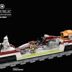 LEGO Stars Wars MOC - Republic Traction Engine 05