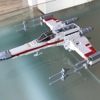 Incom T-65 X-Wing Starfighter Red One on Death Star - 01