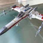 Incom T-65 X-Wing Starfighter Red One on Death Star - 02