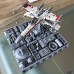 Incom T-65 X-Wing Starfighter Red One on Death Star - 04