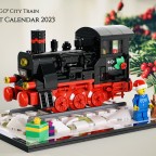 legolux1973 LEGO City Train MOC Advent Calendar 2023 - Final Result